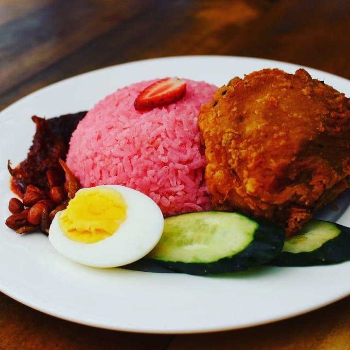 nasi lemak sambal strawberry